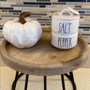 Salt and pepper stacking cellars rae dunn